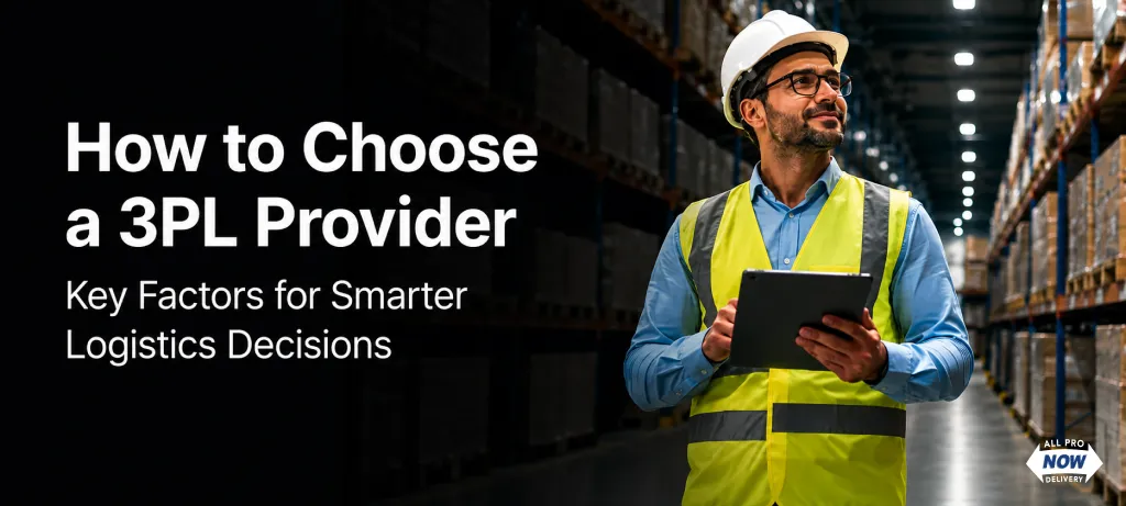 How to choose a 3PL provider | allpronow.net